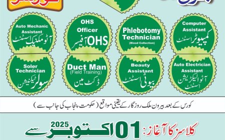 Vocational Training Institute Rawalpindi Admission Open