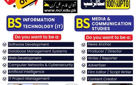 National College Admission BS-IT and BS Media Communication