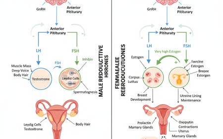 Common Reproductive Hormones: Male vs. Female