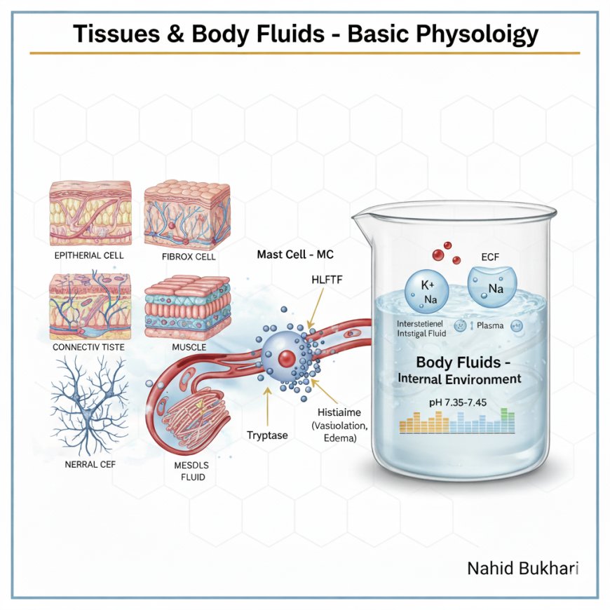 Lecture physiology  Tissues and Body Fluids