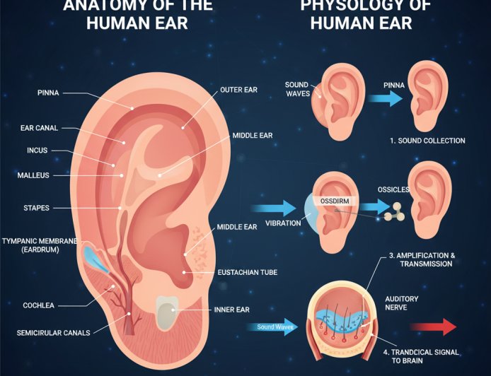 ANATOMY AND PHYSIOLOGY OF HUMAN EAR